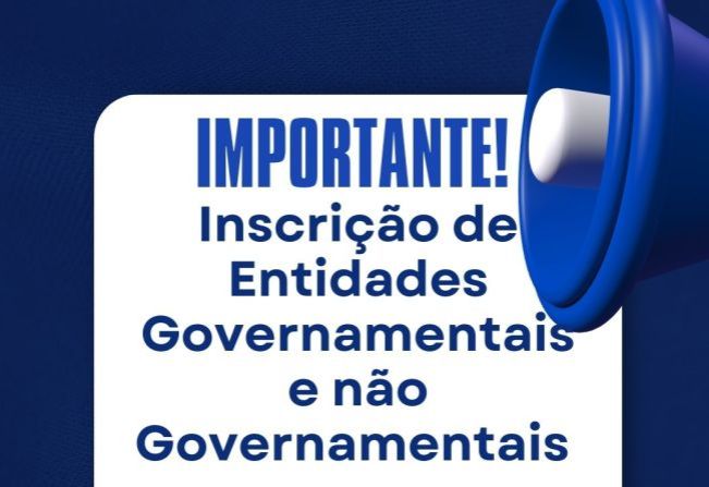 INCRIÇÃO NO CMDCA